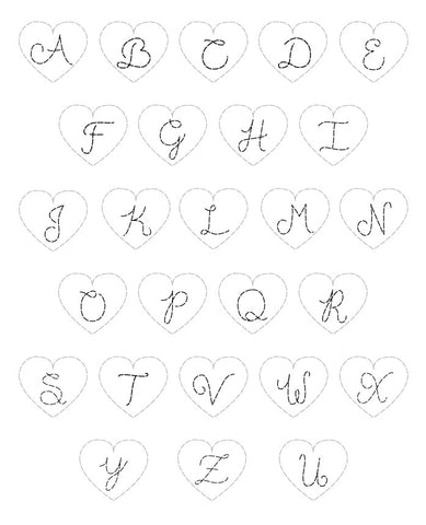 Monogram Alphabet